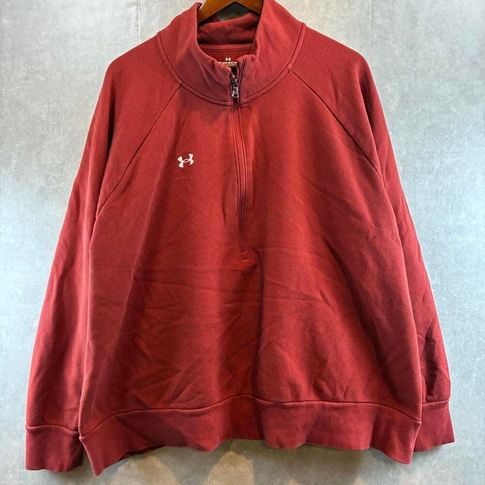 Under-armour Men's Burgundy and Red Sweatshirt